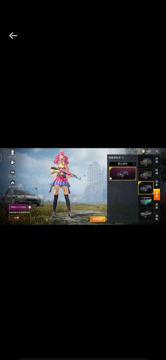 【租号】和平精英特斯拉Model3（冷光银...