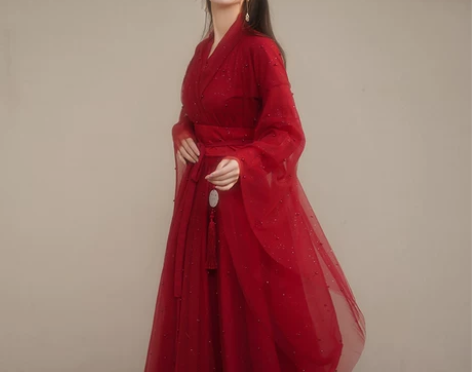 2022原创汉服女春季古装飘逸超仙中国风裙...