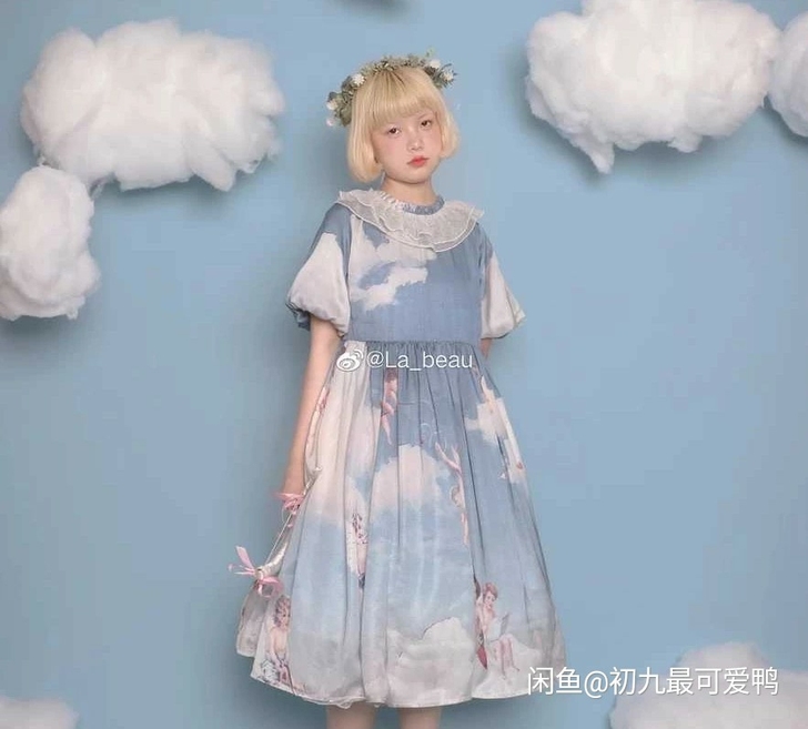 Labeau-柚子-日系少女油画感天空天使...
