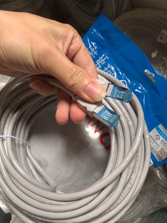 20米千兆网线工程剩下的几百条cat6.很...