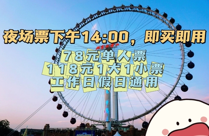 石景山游乐园夜场 非遗打铁花套票（14:0...