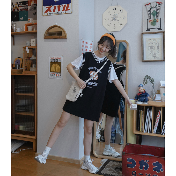 Cyan．Rose/青蔷薇 连衣裙