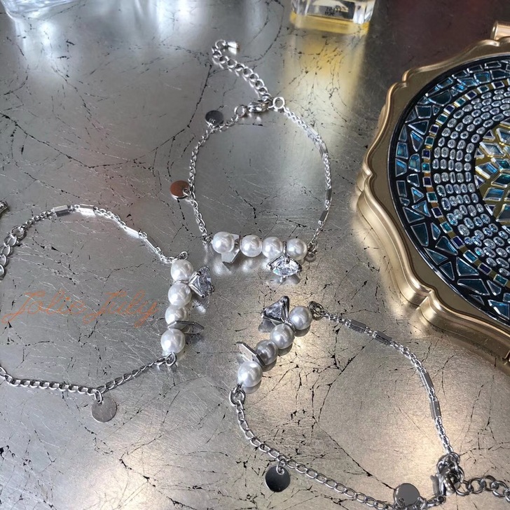 JolieJuly韩国代购女款 手链 珍珠...