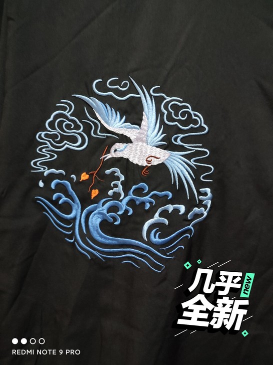圆领袍 双面汉服鸳鸯仙鹤。