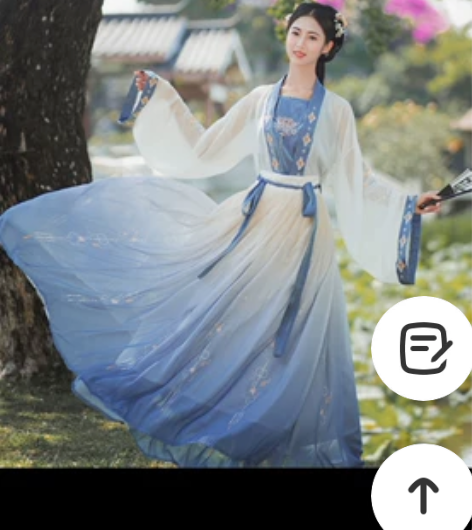 陌上卿安      珍缕原创汉服女齐腰襦裙...