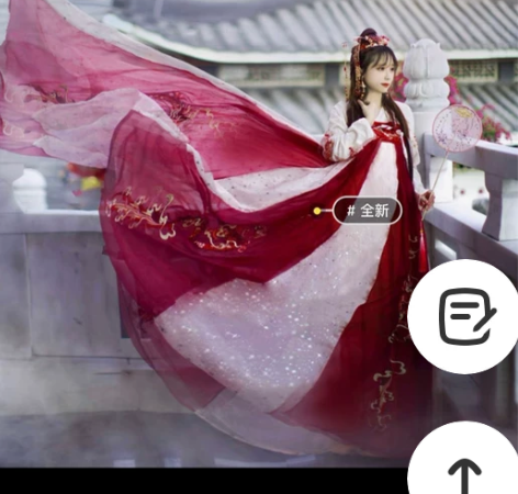 龙母汉服女襦裙摆广袖中国风学生古装夏超仙原...