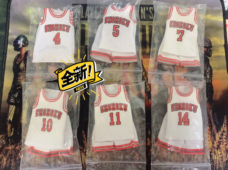 GT灌篮高手 篮球服配件包 湘北五虎