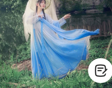 【千韵岗原创汉服】 星空系列 辰莲鱼梦 两...