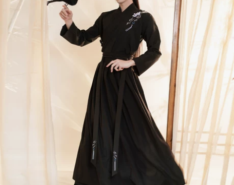 孤鲤中国风汉服男古风男士仙气原创情侣款古装...