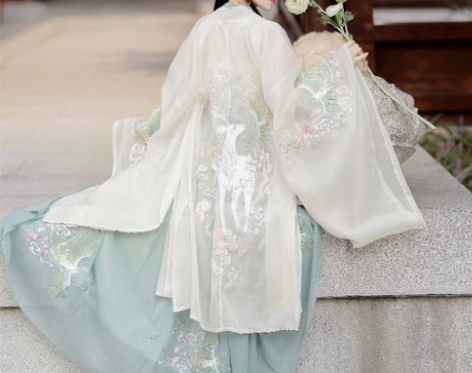 劲合夫诸原创汉服女夏齐腰襦裙中国风白菜广袖...