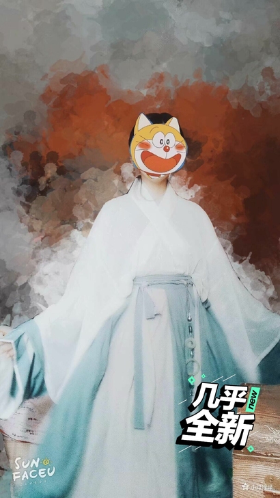 季九月念秋 凡尘 原创汉服女情侣装齐腰襦...