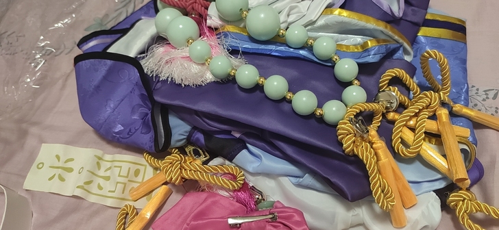 急出初兽猫七七cos服鞋子37码和假发,重...