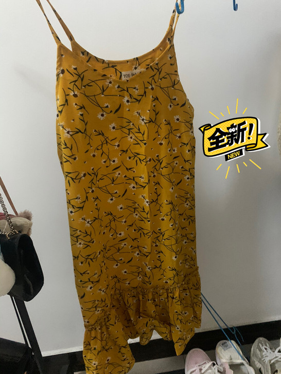 港风复古碎花裙