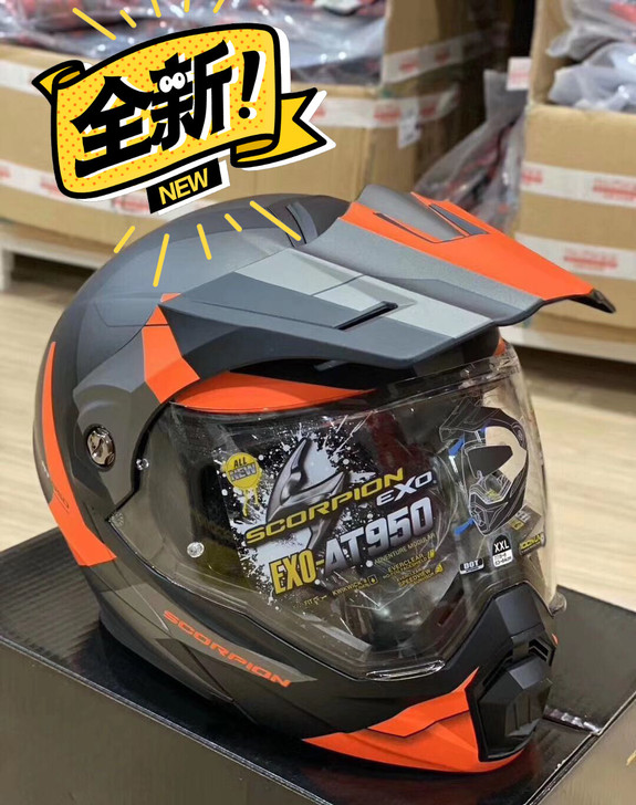 美国蝎子Scorpion摩托车头盔四季越野...