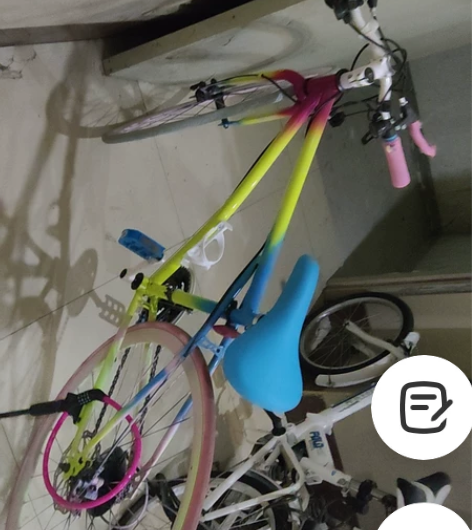 白菜价 适合女生骑 我自己喷了一层粉色的漆...