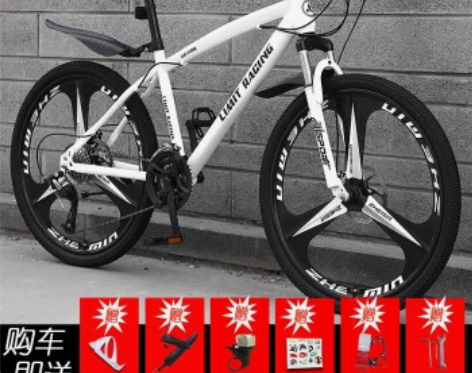 LAUXJACK山地自行车成人一体轮单车变...