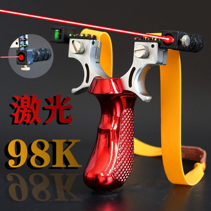98k弹弓高精度光瞄水平仪弹弓免绑快压夹片...