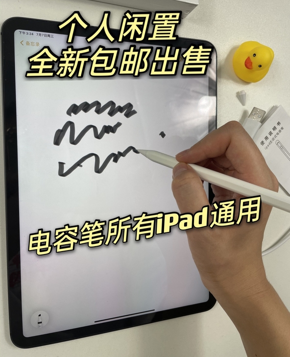 个人闲置iPad电容笔平板通用触控手写绘画...