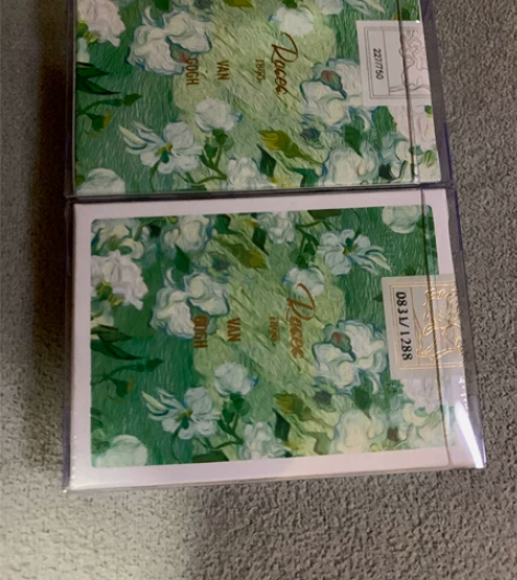 出梵高白玫瑰豪华版，白边和无白一起，都是生...
