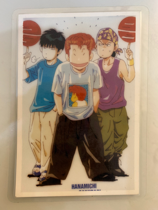 灌篮高手照片，柯达相纸，过塑保存珍藏，所以...