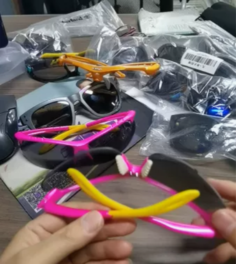 看视频就懂，捡漏吧防爆功能骑行户外跑步眼镜...