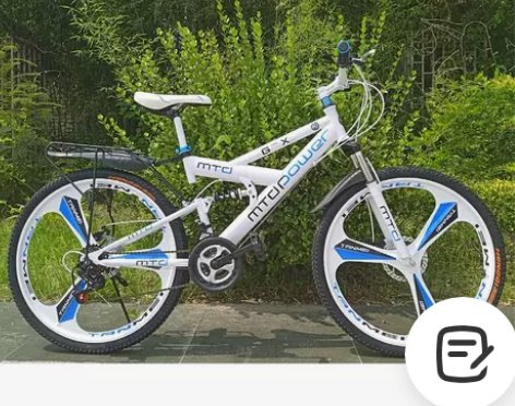 山地车男女式单车前后双减震双碟刹带后座可