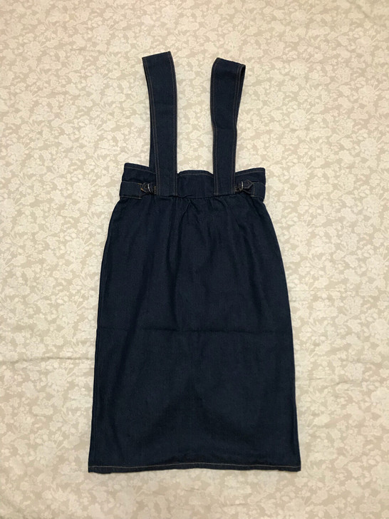 Snidel 高腰背带铅笔裙牛仔裙