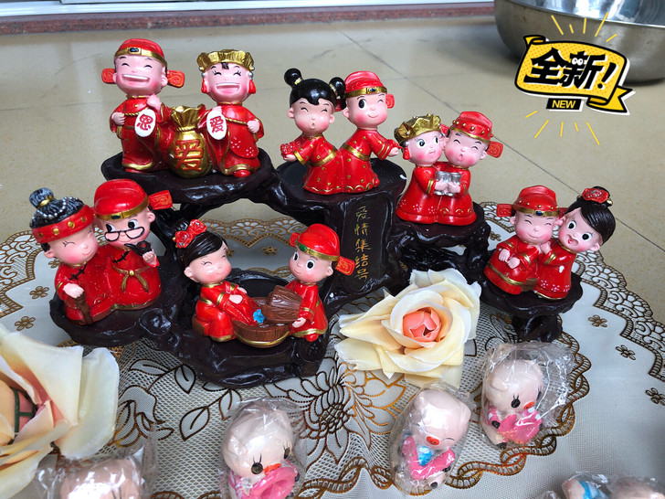 创意结婚礼物新婚礼品客厅婚庆家居装饰品摆件...
