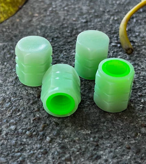4个装气嘴帽汽车轮胎气门芯套通用自行车摩托...