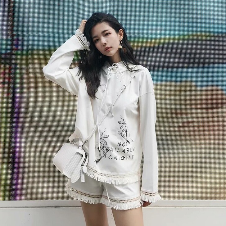 JZ匠子 显瘦套装女2021秋季新款运动风...