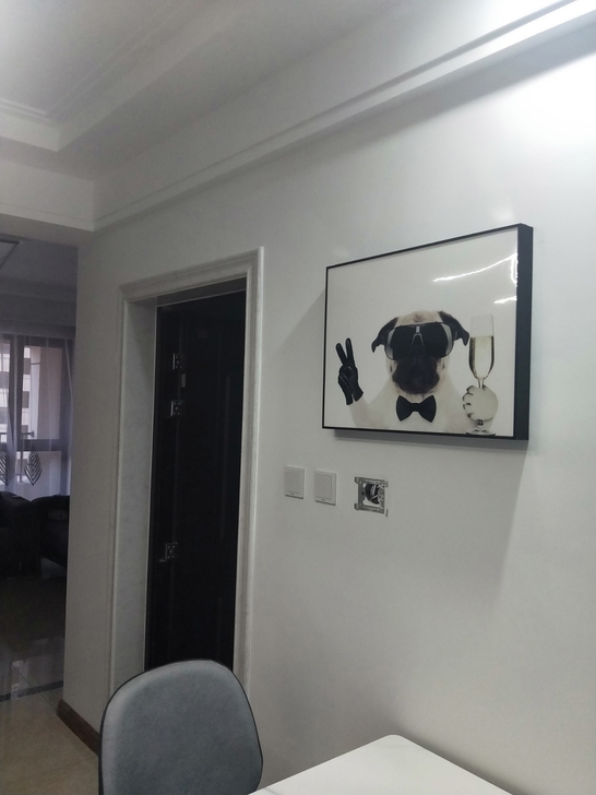 装饰画免打孔遮挡画框电闸盒弱电配电箱总开关...