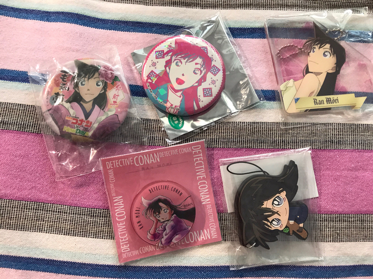 名侦探柯南 兰 七福神吧唧 set
