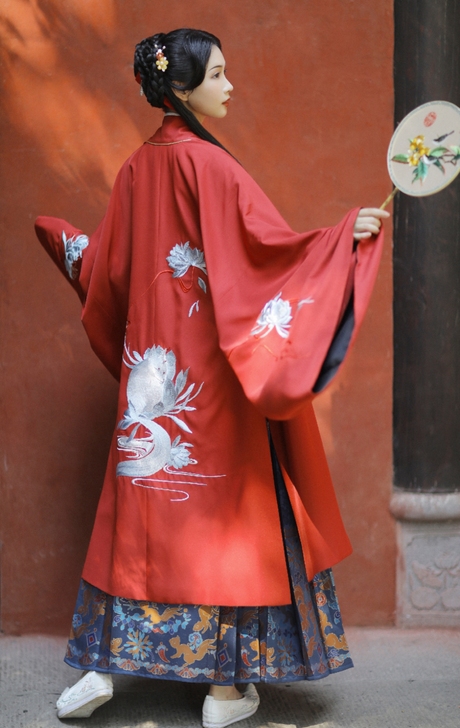 兰若庭 汉服 乘黄披风  全新包邮出