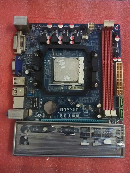 铭瑄FM1+A4-3300套装含挡板，正常...