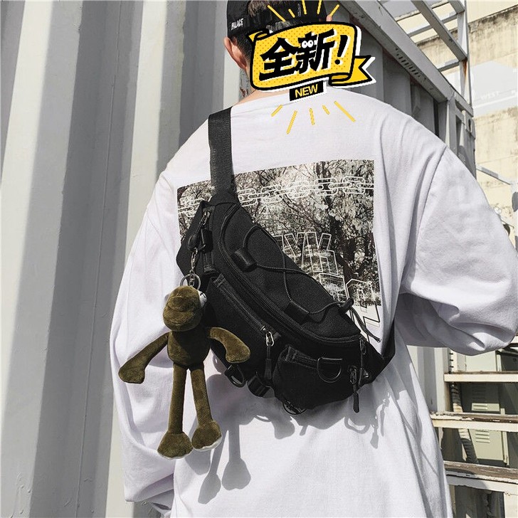 #节后鱼生#【节后秒杀】腰包男大容量斜挎包...