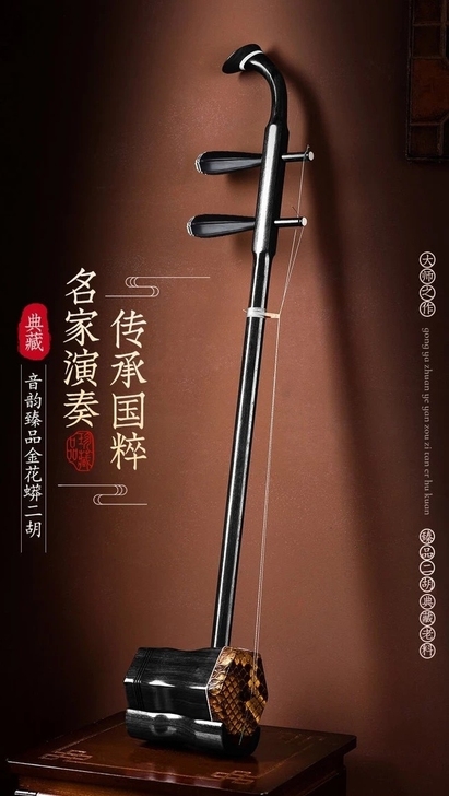 【原价900多】全新精品黑檀木二胡 琴行处...