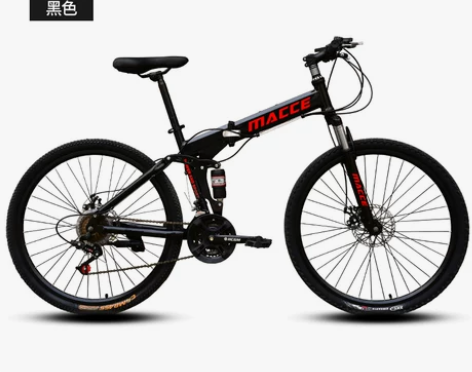 折叠山地自行车男变速越野单车新型公路赛车中...