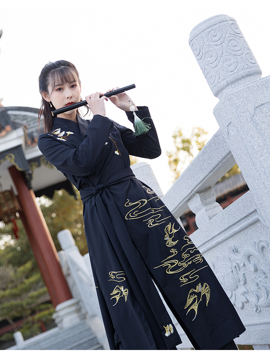 汉风唐绣正品原创汉服男情侣装武侠风古装女改...