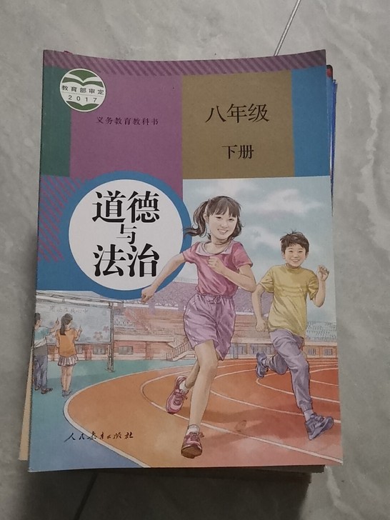 人教版八下道德与法治二手