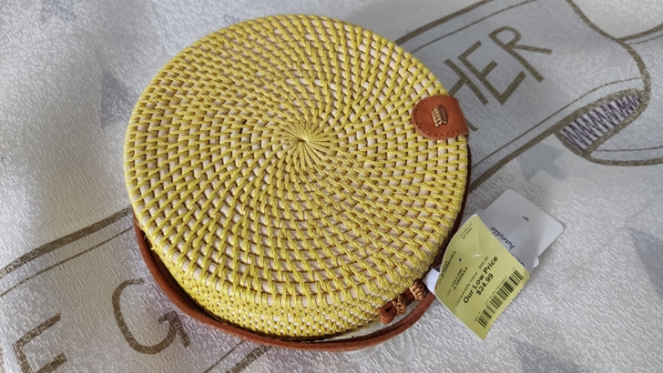 全新藤艺包包，35出！邮费自理