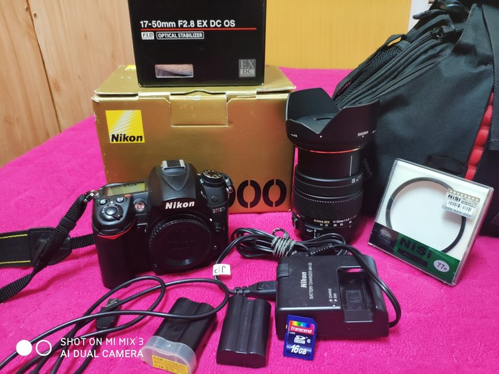 尼康d7000 单反套机，快门11000，...