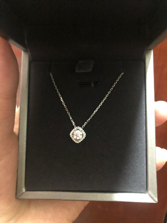 GIA40分j色si1钻石项链，双证，顺丰...