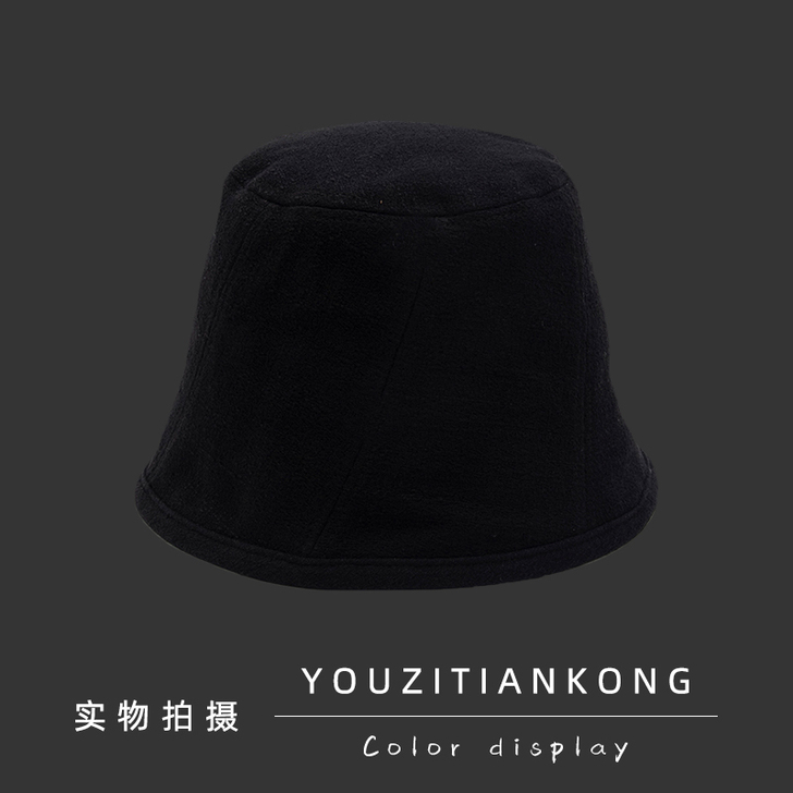 水桶帽子女网红款遮脸盆帽秋冬ins日系##...