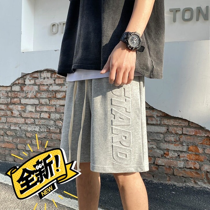 潮牌五分短裤男外穿潮流宽松韩版百搭夏季篮球...