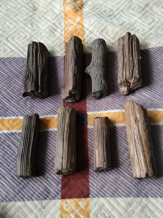 木化石小财墩！石化好！产地松花江！猛犸象一...