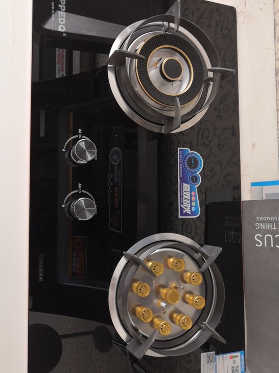 燃气灶天然气双灶上进风九腔九枪鸳鸯灶猛火王...