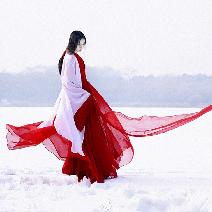 红昭愿古风汉服魏晋风古装仙女广袖流仙裙交领...