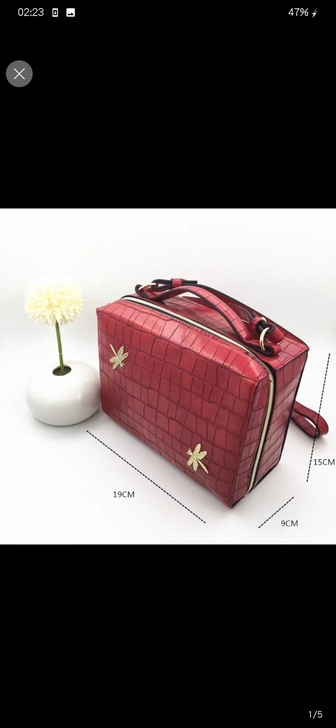 雅诗兰黛专柜赠品鳄鱼纹防水PU立体手提化妆...