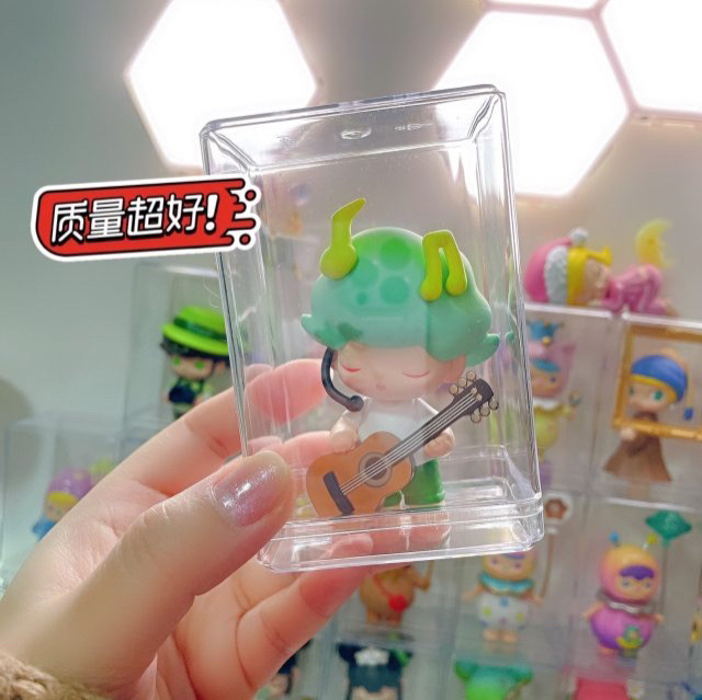 亚克力盲盒收纳展示架手办盒泡泡玛特公仔柜子...