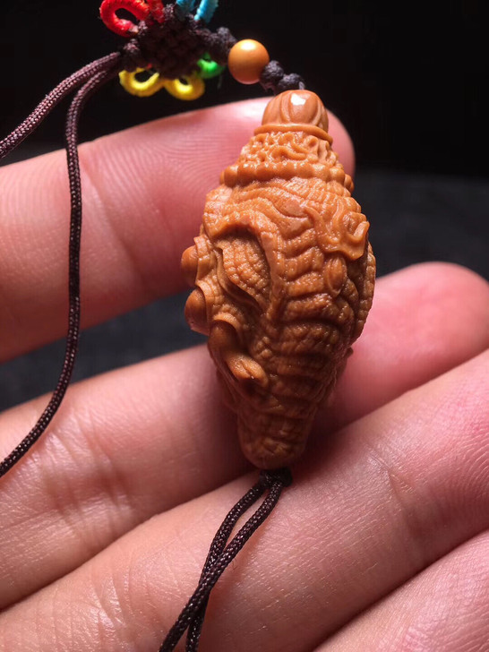 橄榄核象神单粒吊坠1.9大籽特价橄榄核财神...